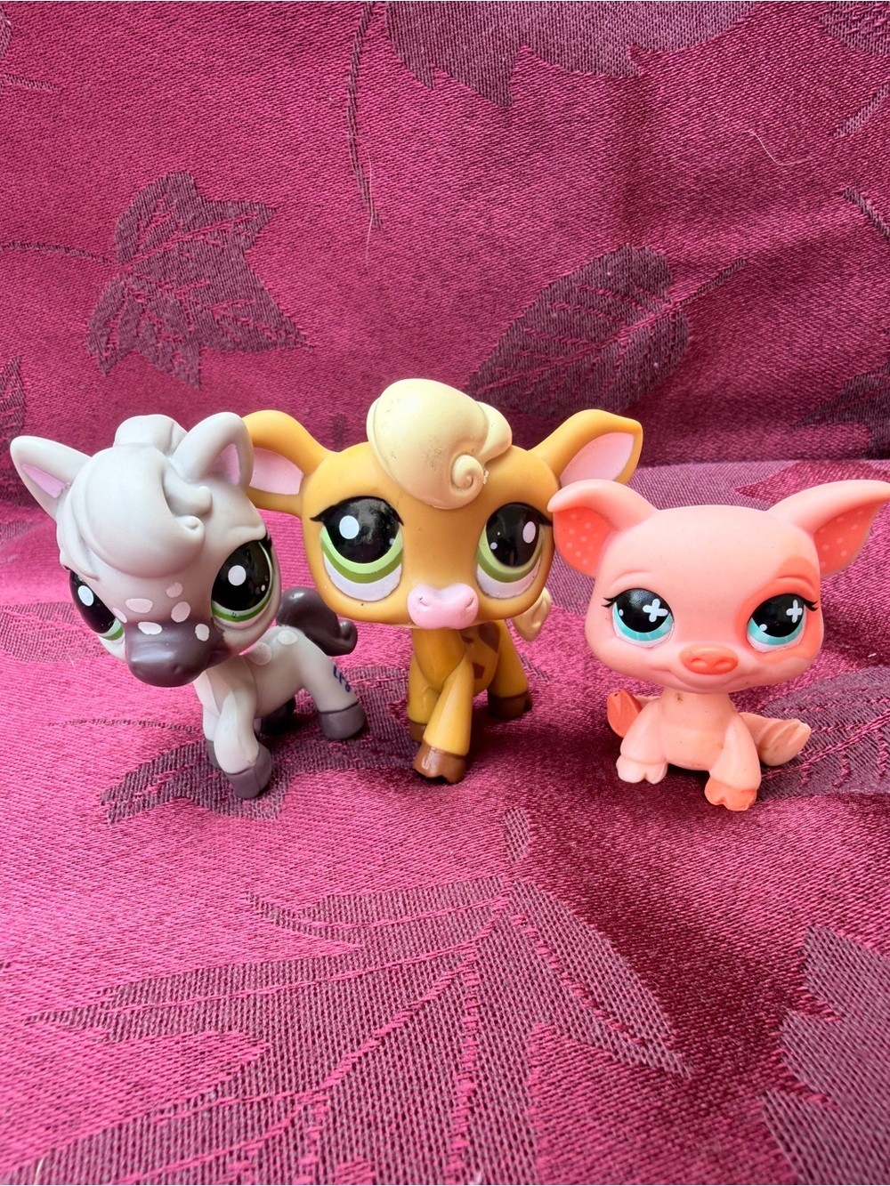 Littlest Pet Shop Three-Piece Small Pets Figurine bundle